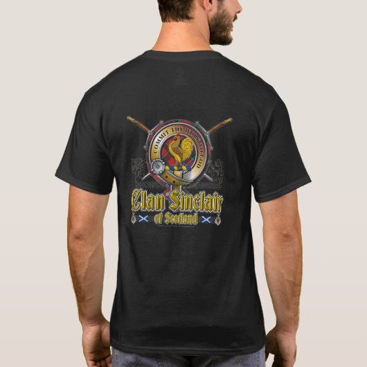 Sinclair Clan Badge T-shirt (Achterkant)