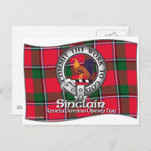Sinclair Clan Briefkaart (Voorkant / Achterkant)