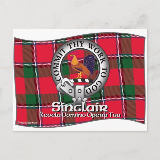 Sinclair Clan Briefkaart (Voorkant)