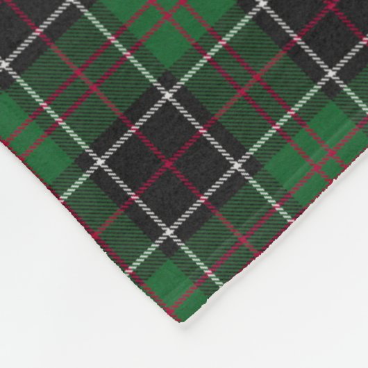 Sinclair Clan Hunting Tartan Variant Pset Fleece Deken (Hoek)