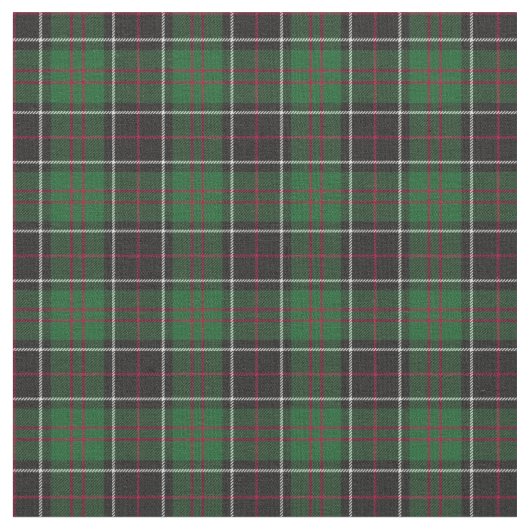 Sinclair Clan Hunting Tartan Variant Pset Stof (Close Up)