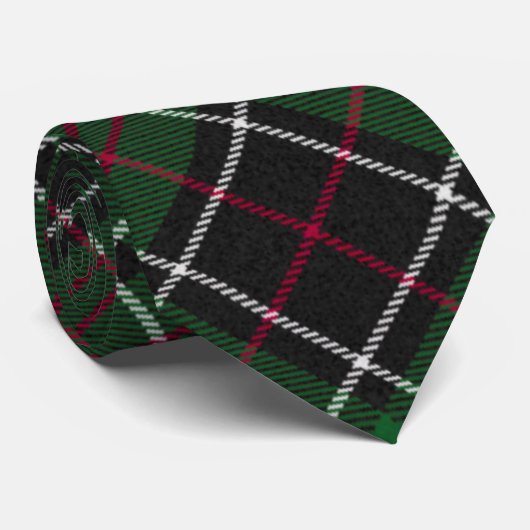 Sinclair Clan Hunting Tartan Variant Pset Stropdas (Opgerold)