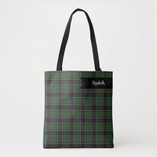 Sinclair Clan Hunting Tartan Variant Pset Tote Bag (Voorkant)