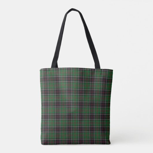 Sinclair Clan Hunting Tartan Variant Pset Tote Bag (Achterkant)