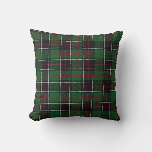 Sinclair Clan Hunting Tartan Variant Schotse Ruit Kussen (Voorkant)