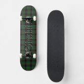 Sinclair Clan Jacht-Tartan Variant Persoonlijk Skateboard (Voorkant)