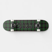 Sinclair Clan Jacht-Tartan Variant Persoonlijk Skateboard (Horizontaal)