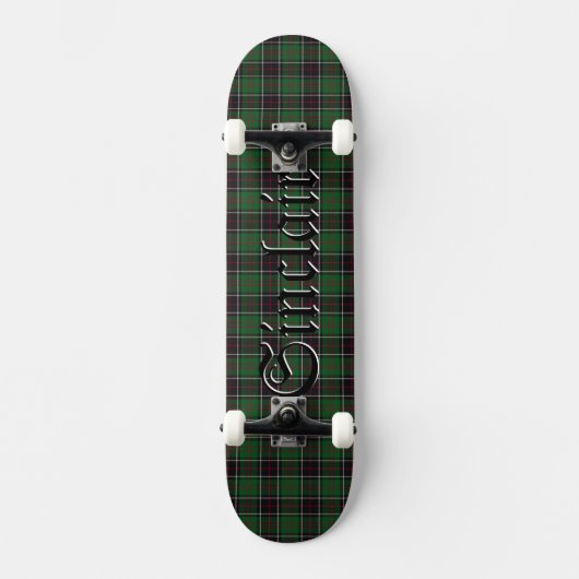 Sinclair Clan Jacht-Tartan Variant Persoonlijk Skateboard (Voorkant)