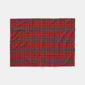 Sinclair Clan Red, Green en Royal Blue Tartan Fleece Deken (Voorkant (Horizontaal))