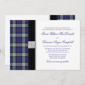 Sinclair Dress Tartan Weddenschap Kaart (Voorkant / Achterkant)