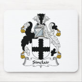 Sinclair Family Crest Muismat (Voorkant)