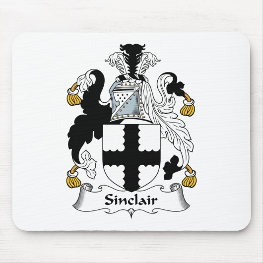 Sinclair Family Crest Muismat (Voorkant)