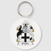 Sinclair Family Crest Sleutelhanger (Voorkant)