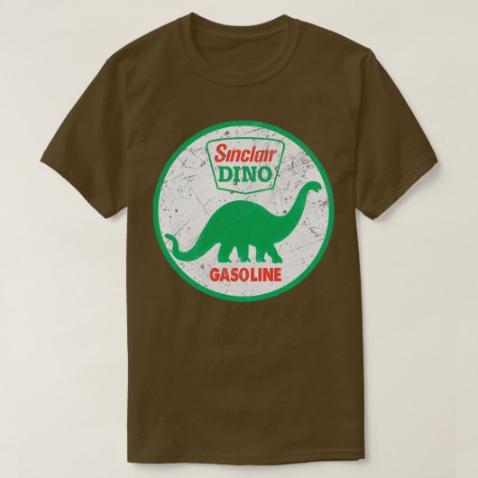 Sinclair Gasoline Dino T-shirt (Design voorkant)