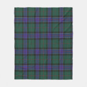 Sinclair Jacht Modern Plaid Fleece Deken (Voorkant)