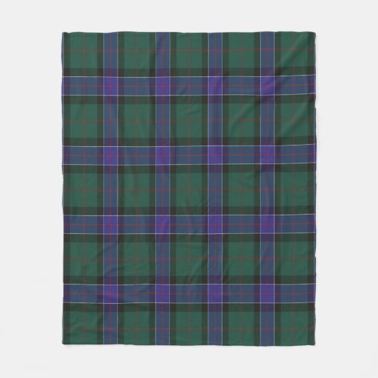 Sinclair Jacht Modern Plaid Fleece Deken (Voorkant)