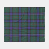 Sinclair Jacht Modern Plaid Fleece Deken (Voorkant (Horizontaal))