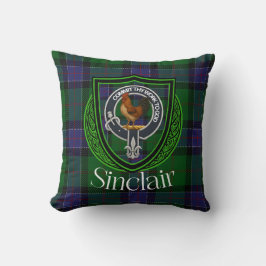 Sinclair Schotse Clan Tartan Crest Kussen