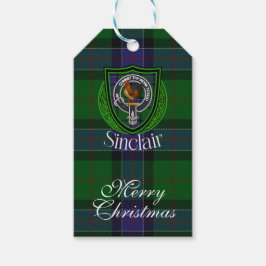 Sinclair Schotse Clan Tartan & Wapen Cadeaulabel