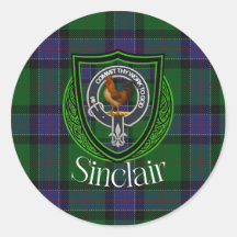 Sinclair Schotse Clan Tartan & Wapen