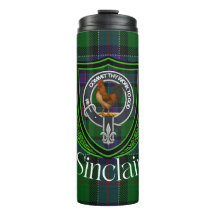 Sinclair Schotse Clan Tartan & Wapen