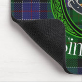 Sinclair Scottish Clan Tartan and Crest Muismat (Hoek)