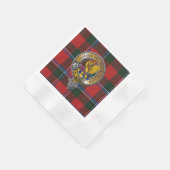 Sinclair Tartan & Badge Servet (Hoek)