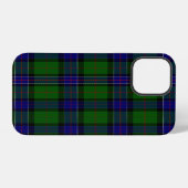 Sinclair tartan blauw groen ruit iPhone hoesje (Achterkant horizontaal)