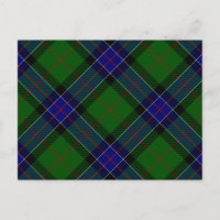 Sinclair tartan blauwe groene schol
