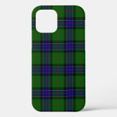 Sinclair tartan blauwe groene schol Case-Mate iPhone case (Achterkant)