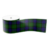 Sinclair tartan blauwe groene schol grosgrain lint (Spoel)