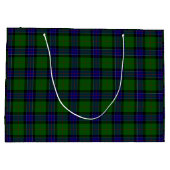 Sinclair tartan blauwe groene schol large cadeautasje (Achterkant)