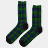 Sinclair tartan blauwe groene schol sokken (Links)