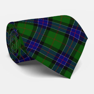 Sinclair tartan blauwe groene schol stropdas