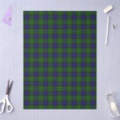 Sinclair tartan blauwe groene schol tissuepapier (Craft)