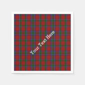 Sinclair Tartan Plaid Papieren servetten (Voorkant)