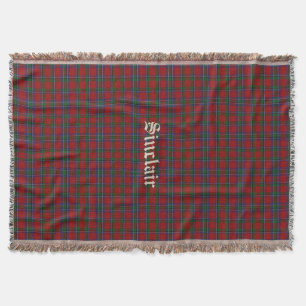 Sinclair Tartan Pset Custom Throw Blanket Deken