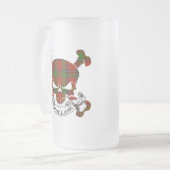 Sinclair Tartan Skull Matglas Bierpul (Voorkant links)