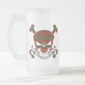 Sinclair Tartan Skull Matglas Bierpul (Links)