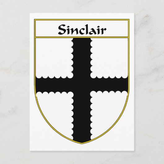 Sinclair wapen/familiewapen briefkaart (Voorkant)