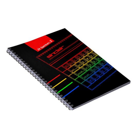 Sinclair ZX Spectrum Rainbow Notitieboek (Rechterzijde)
