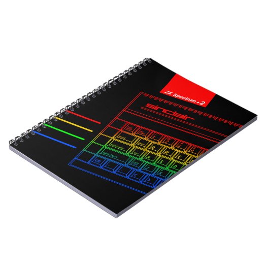 Sinclair ZX Spectrum Rainbow Notitieboek (Linkerzijde)