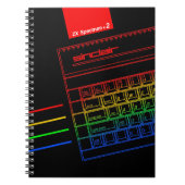 Sinclair ZX Spectrum Rainbow Notitieboek (Voorkant)