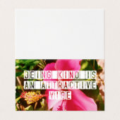 Sind Hibiscus Quote Visitekaartje (Buitenkant ongevouwen)