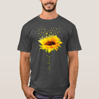 Sind Hippie Sunflower Ik hou van je doaf ASL T-shirt