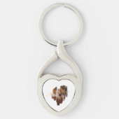 Sind Monochrome Graffiti Heart Sleutelhanger (Voorkant)