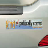 Sind Vs politiek correcte Bumpersticker (Op auto)