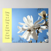 Sind Words Good Deeds poster art print Verpleegkun (Voorkant)