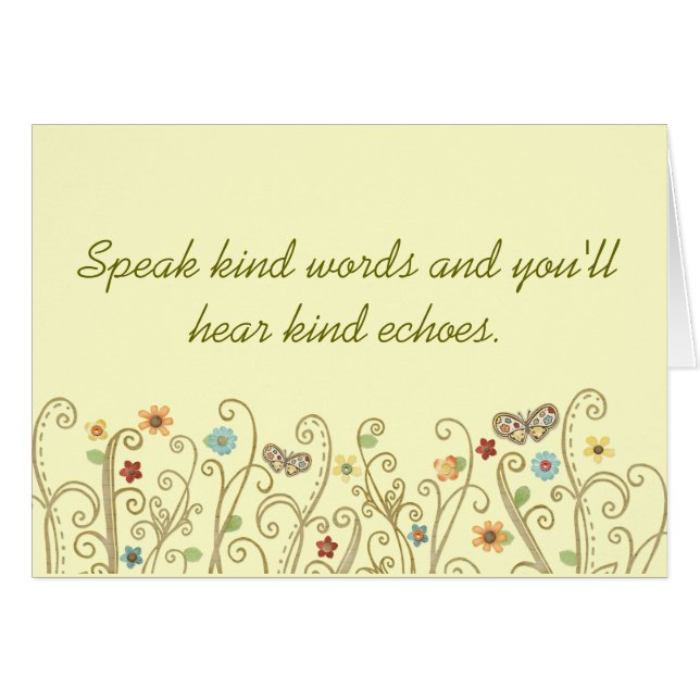 Sind Words Kind Echoes (Voorkant Horizontaal)