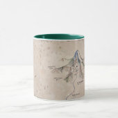 Sindarin-kaart van het Londense gebergte Mok (Midden)